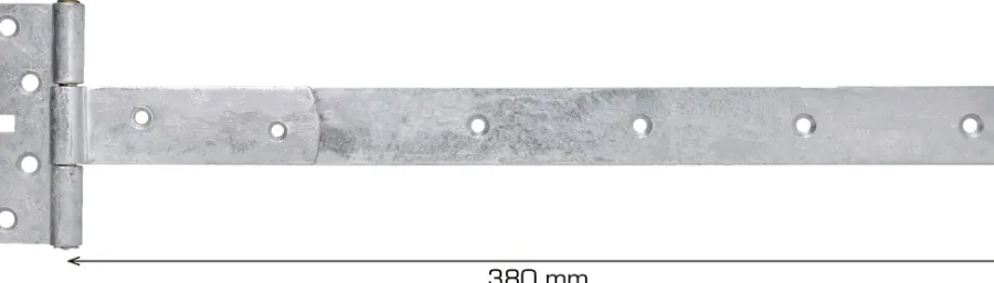 Home it T-hengsel galvanisert 380 mm | Grep & Hengsler