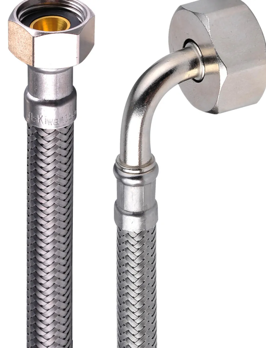 Tilkoblingsslange Kombi Flex 3/4" x 1/2" 80 cm | Dusjhoder & -Slanger
