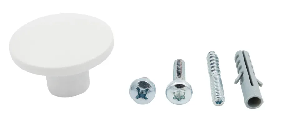 Home it Treknott Ø45 mm hvit eik | Knagger & Knaggrekker|Grep & Hengsler