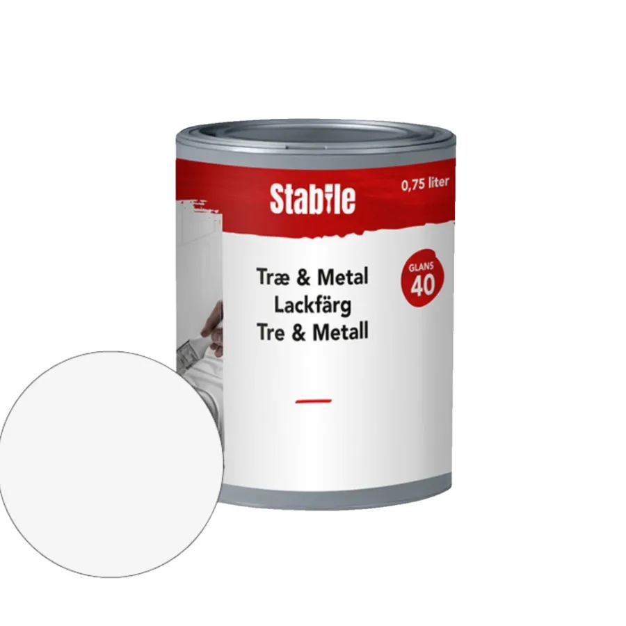 Stabile Tre- & metallmaling vannbasert 0,75 l - | Tre- Og Metallmaling