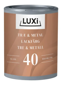 Luxi Tre- & metallmaling 0,75 liter - | Tre- Og Metallmaling