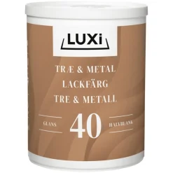 Luxi Tre- & metallmaling vannbasert 0,75 l - | Tre- Og Metallmaling