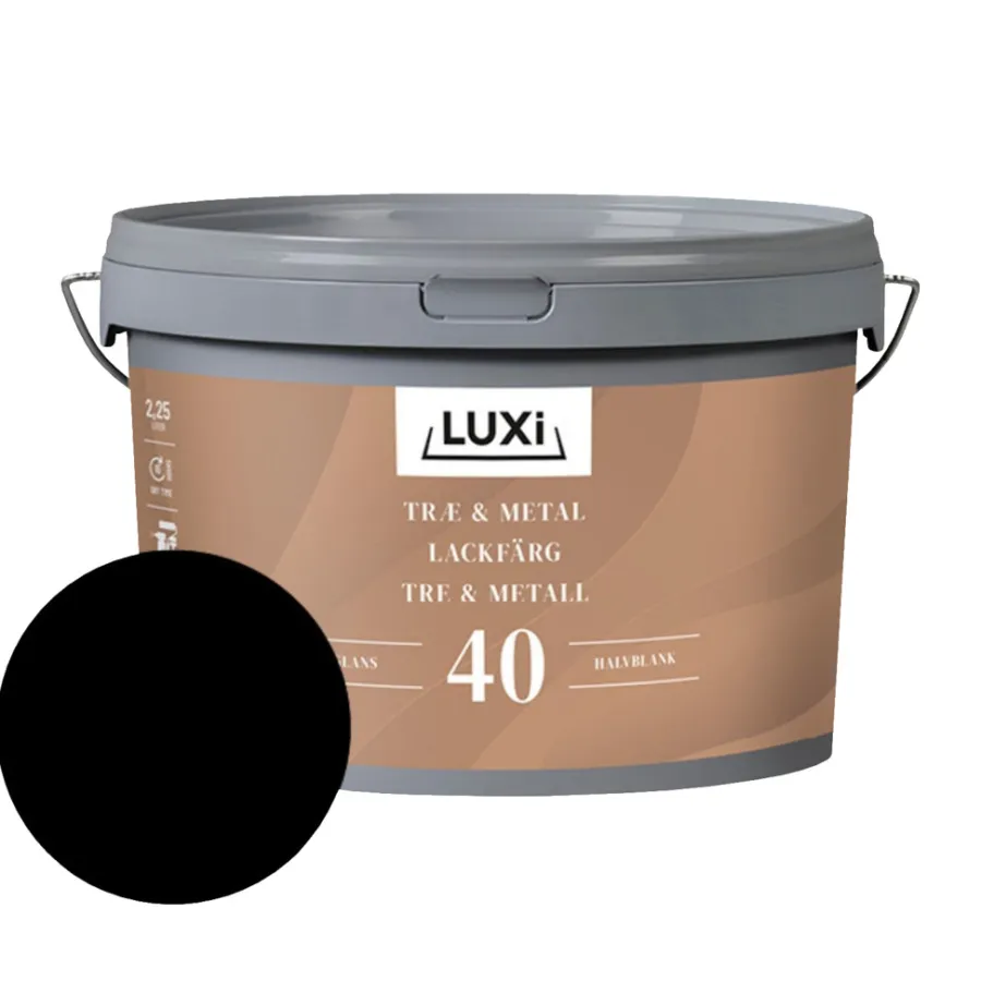 Luxi Tre- og metallmaling 2,5 liter - | Tre- Og Metallmaling