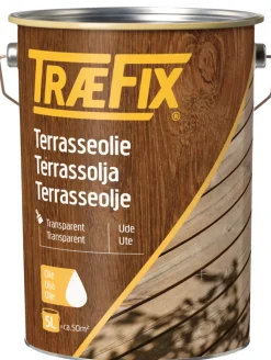 Træfix terrasseolje transparent 5 liter | Treolje