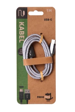 PhoneFood USB-A til USB-C kabel - 1 meter | Kabler & Adaptere
