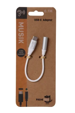PhoneFood USB-C til jackplugg-adapter | Lyd & Tilbehør Til Mobiltelefoner|Kabler & Adaptere