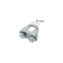 Home it Vaierklemme 8 mm 2 stk. | Kjettinger & Vaiere