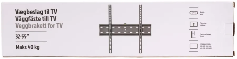 Veggfeste til TV slim 32-55" | Veggfeste Til Tv