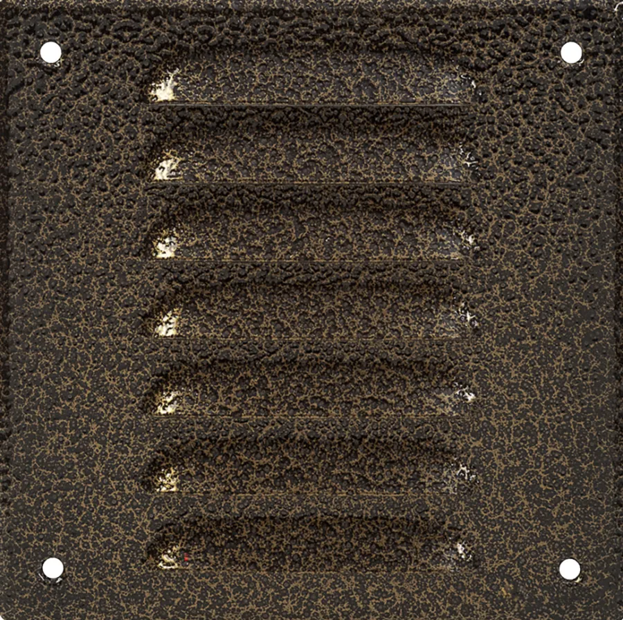 Veggrist med nett 17 x 17 cm – metall | Ventilasjon
