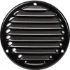 Ventilrist med netting Ø165 mm - svart metall | Ventilasjon