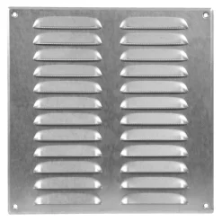 Ventilrist med netting 280 x 280 mm - galvanisert | Ventilasjon