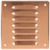 Ventilrist med netting 170 x 170 mm - metall kobber | Ventilasjon