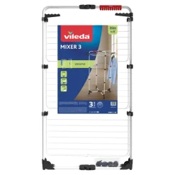 Vileda Tower tørkestativ 71 x 71 x 132 cm | Tørkestativer