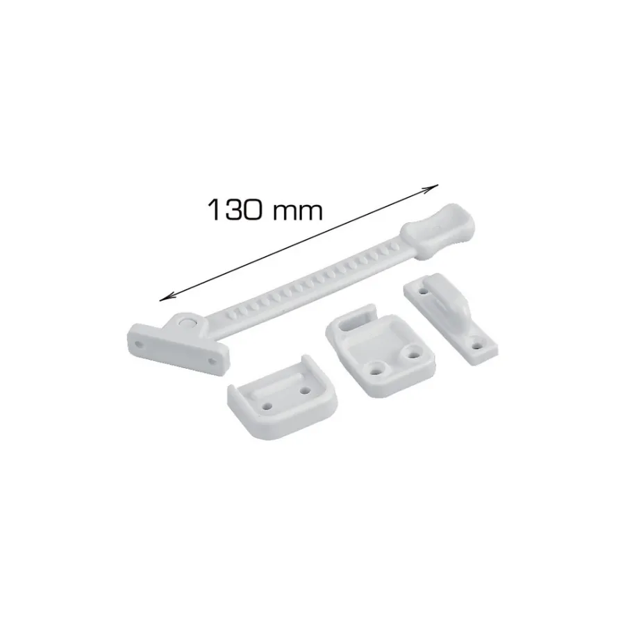 Home it Vindusholder 130 mm hvit | Dør- & Vindusbeslag