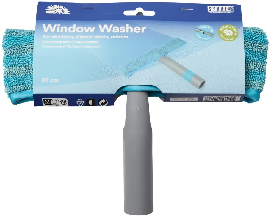 Smart Microfiber System Vindusvasker 25 cm m/klikk-system - Smart | Rengjøringsartikler