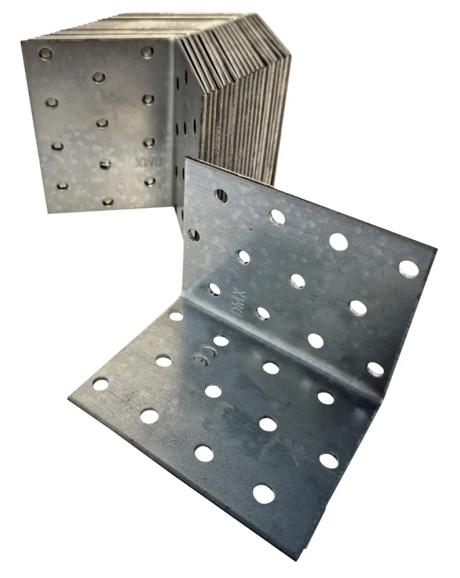 Vinkelbeslag 60 × 60 × 80 mm 20-pk. | Bygningsbeslag