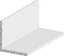 Vinkellist hvit - 15 x 15 mm x 1 meter | Profillister
