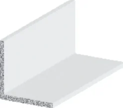 Vinkellist hvit - 25 x 25 mm x 1 meter | Profillister