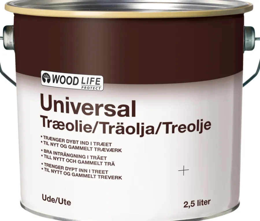 Woodlife universal treolje gyllen 2,5 liter | Treolje